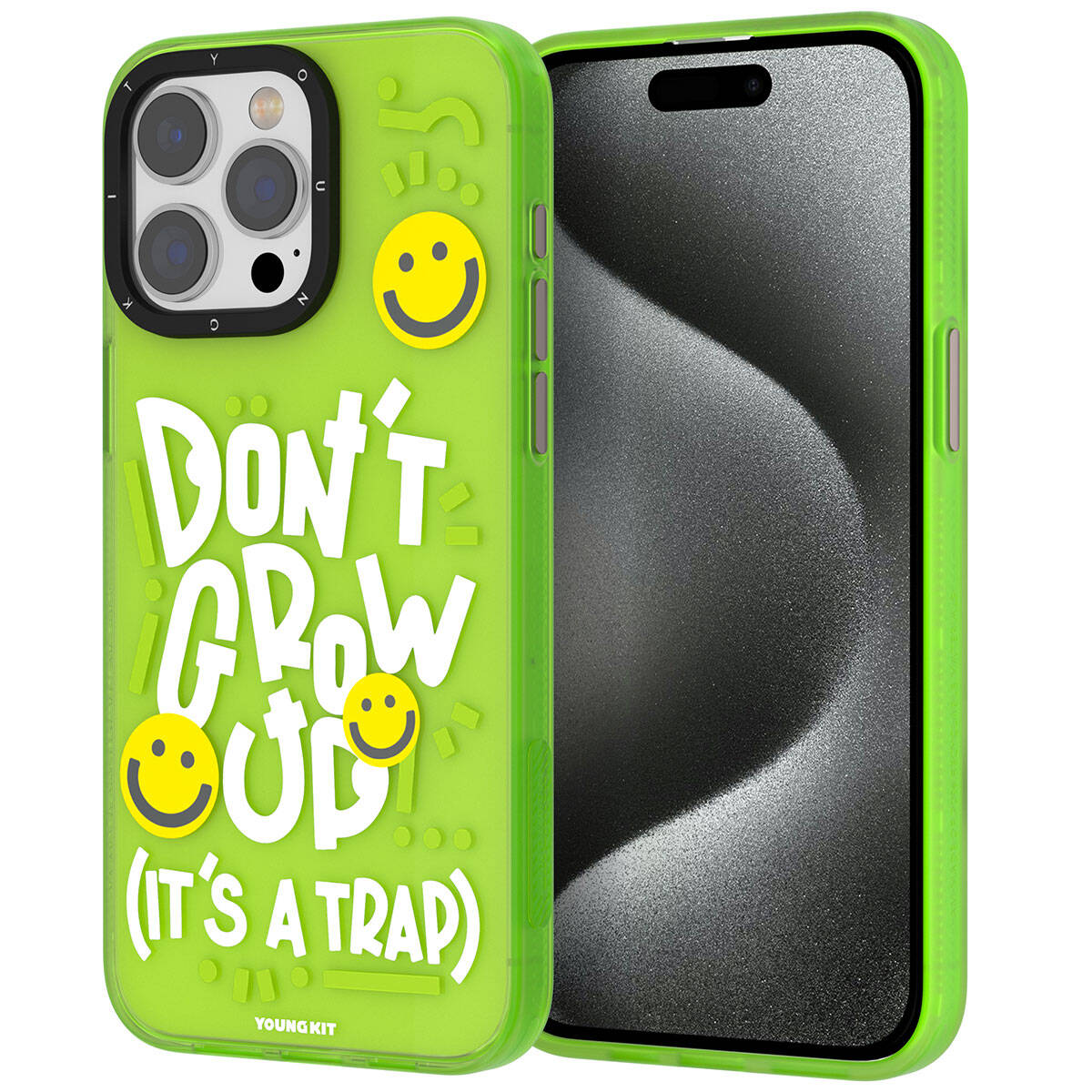 Youngkit Happy Hearth Serisi iPhone 15 Pro Max Desenli Telefon Kılıfı - 4