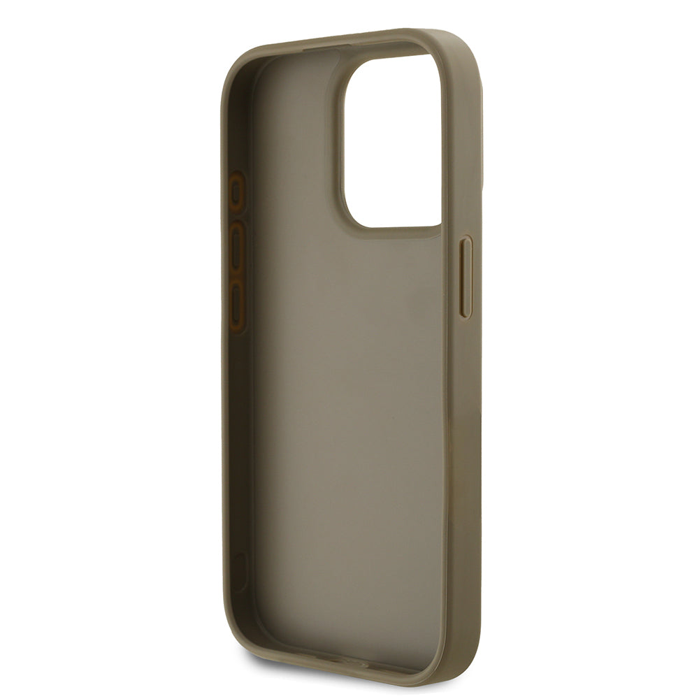 DKNY iPhone 15 Pro Max Orjinal Lisanslı Taşlı DKNY Yazılı Metalik Rhinestones PU Deri Kılıf