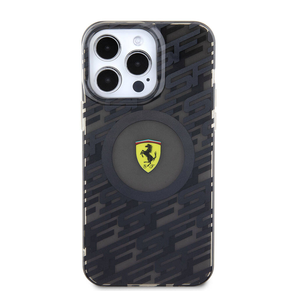 Ferrari iPhone 15 Pro Max Orjinal Lisanslı M-safe Şarj Özellikli Multi SF Kılıf