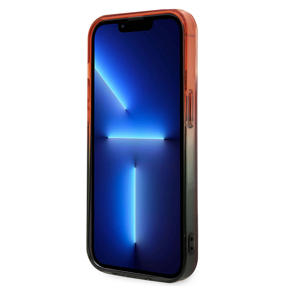 Ferrari iPhone 15 Pro Max Orjinal Lisanslı Transparan SF Yazılı Kenarları Renk Geçişli Telefon Kılıfı