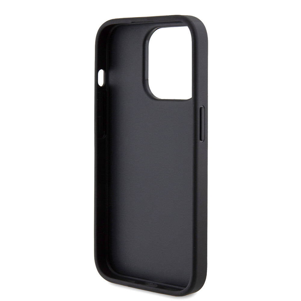 Guess iPhone 15 Pro Max Orjinal Lisanslı 4G Büyük Metal Logolu Glitter Telefon Kılıfı - 6