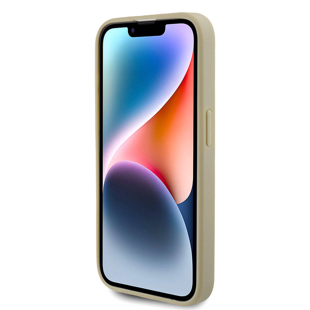 Guess iPhone 15 Pro Max Orjinal Lisanslı 4G Büyük Metal Logolu Glitter Telefon Kılıfı - 11