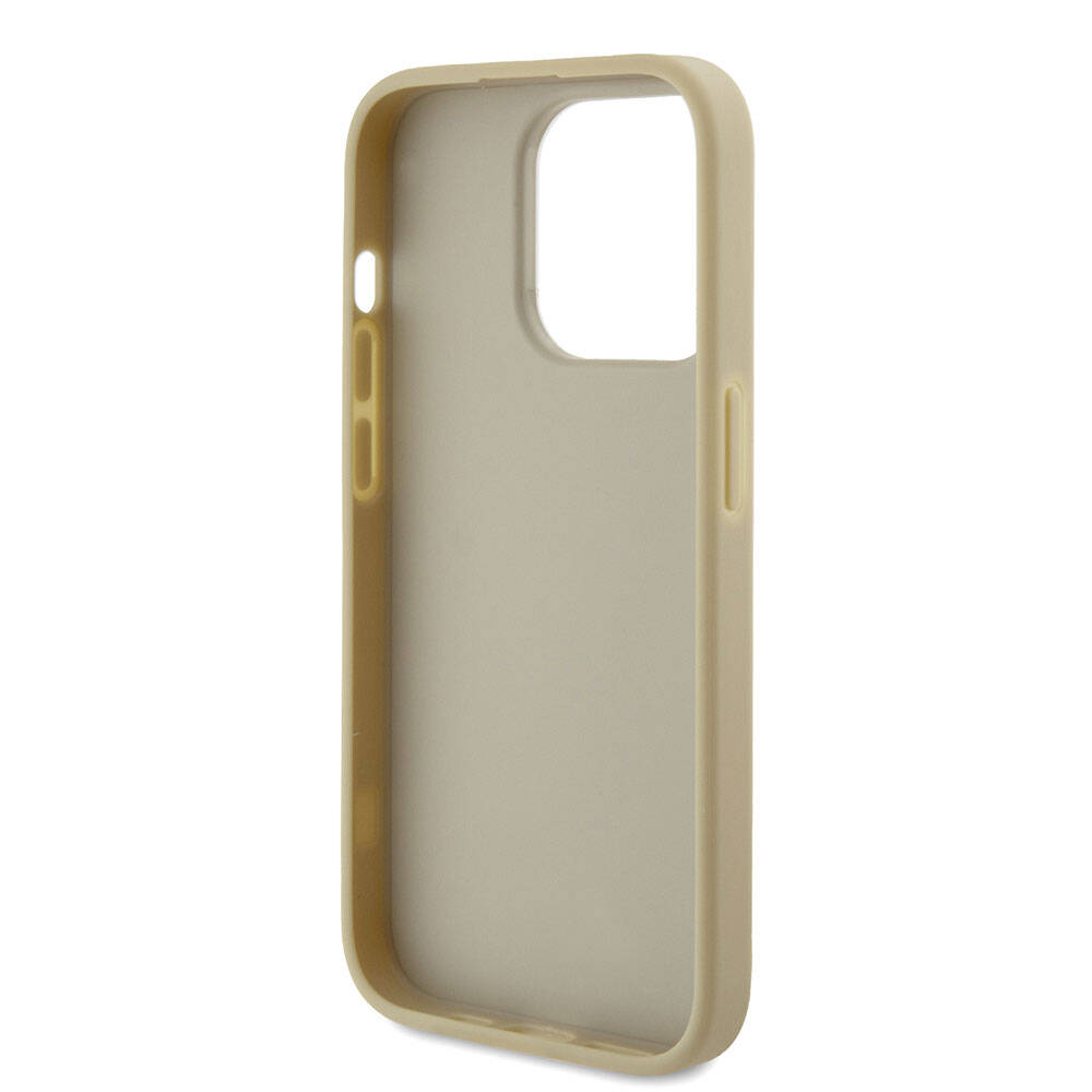 Guess iPhone 15 Pro Max Orjinal Lisanslı 4G Büyük Metal Logolu Glitter Telefon Kılıfı - 13