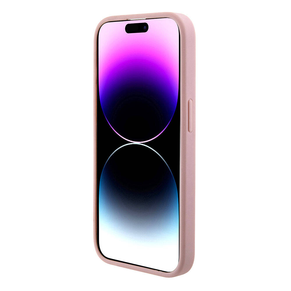 Guess iPhone 15 Pro Max Orjinal Lisanslı 4G Büyük Metal Logolu Glitter Telefon Kılıfı - 18