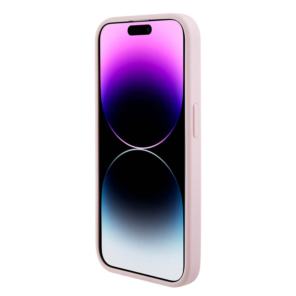 Guess iPhone 15 Pro Max Orjinal Lisanslı Magsafe Şarj Özellikli Yazı Logolu GCube Desenli Telefon Kılıfı - 4