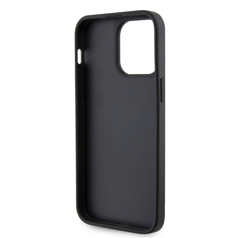 Guess iPhone 15 Pro Max Orjinal Lisanslı Taşlı Arka Yüzey Üçgen Logolu Telefon Kılıfı - 14