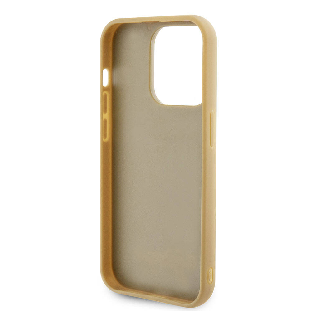 Guess iPhone 15 Pro Max Orjinal Lisanslı Yazı Logolu Disco Script Metal Telefon Kılıfı - 6