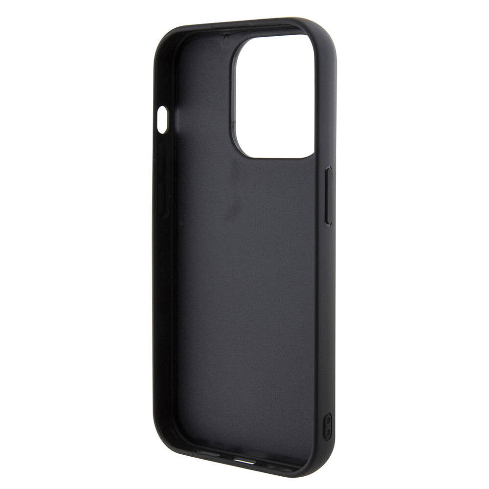 Guess iPhone 15 Pro Max Orjinal Lisanslı Yazı Logolu Disco Script Metal Telefon Kılıfı - 13
