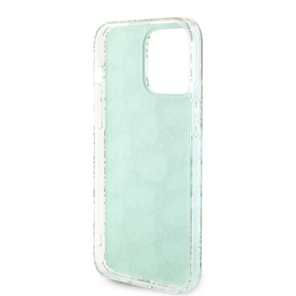 Hello Kitty iPhone 15 Pro Max Orjinal Lisanslı Renk Geçişli Elektroplating Kaplama Kitty Head Desenli Kılıf