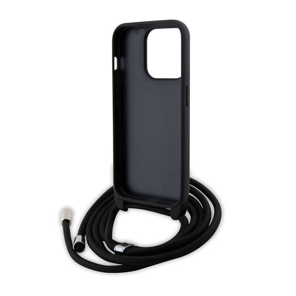 Karl Lagerfeld iPhone 15 Pro Max Askı İpli K&C Metal Logo Orjinal Lisanslı Telefon Kılıfı - 5