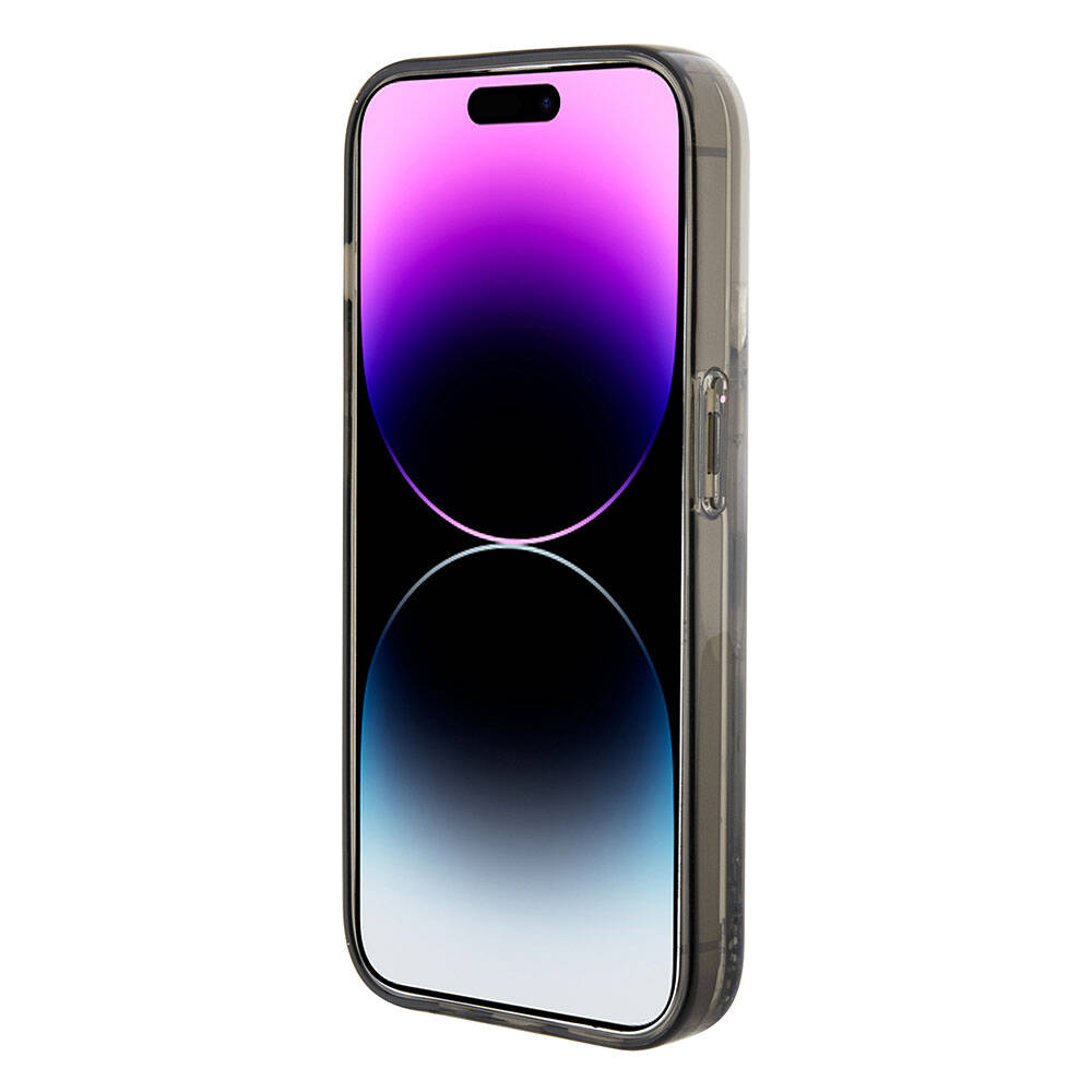 Karl Lagerfeld iPhone 15 Pro Max Choupette Sıvılı Glitter Orjinal Lisanslı Telefon Kılıfı - 6