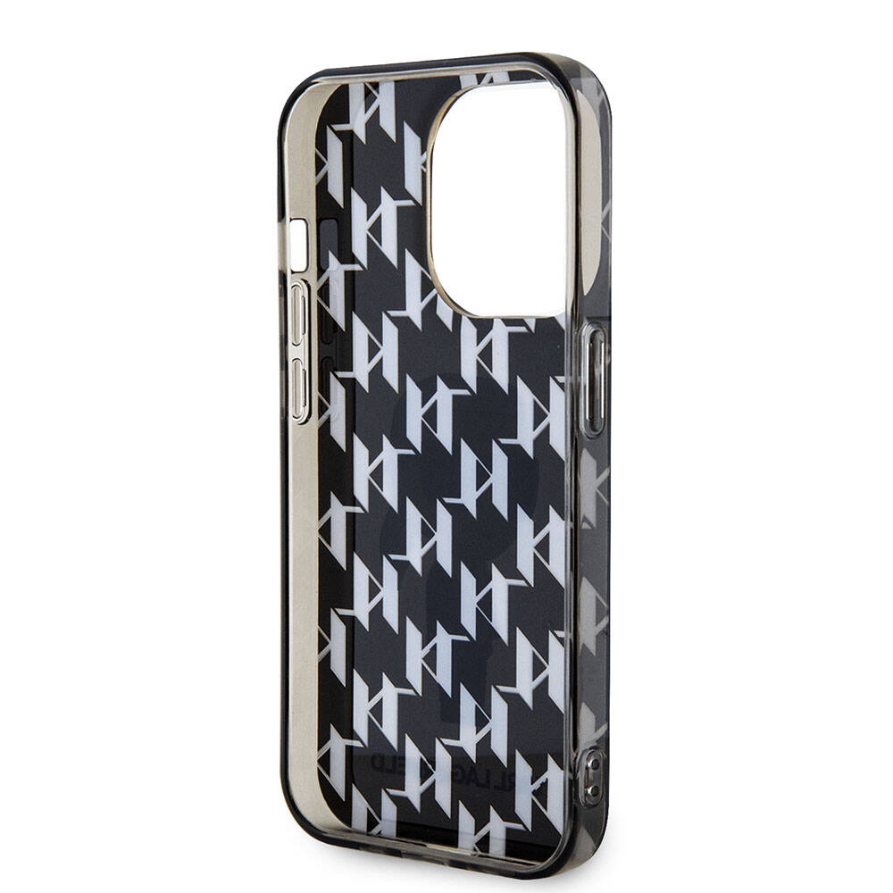 Karl Lagerfeld iPhone 15 Pro Max IML İkonik Monogram Orjinal Lisanslı Telefon Kılıfı - 3