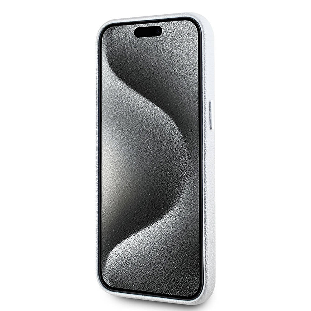 Karl Lagerfeld iPhone 15 Pro Max Orjinal Lisanslı KL Yazılı Hotel Telefon Kılıfı - 13