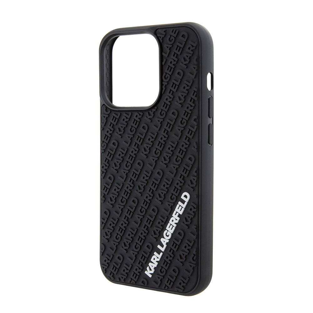 Karl Lagerfeld iPhone 15 Pro Max Silikon 3D Multi Logo Orjinal Lisanslı Telefon Kılıfı - 5