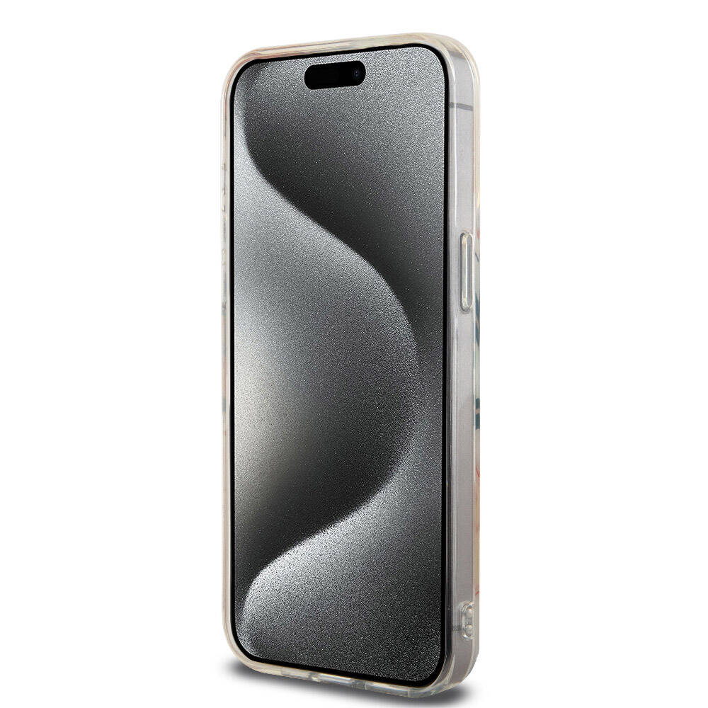 Lacoste iPhone 15 Pro Max Orjinal Lisanslı Magsafe Şarj Özellikli Çift Katmanlı Yamalar Desenli Telefon Kılıfı - 12
