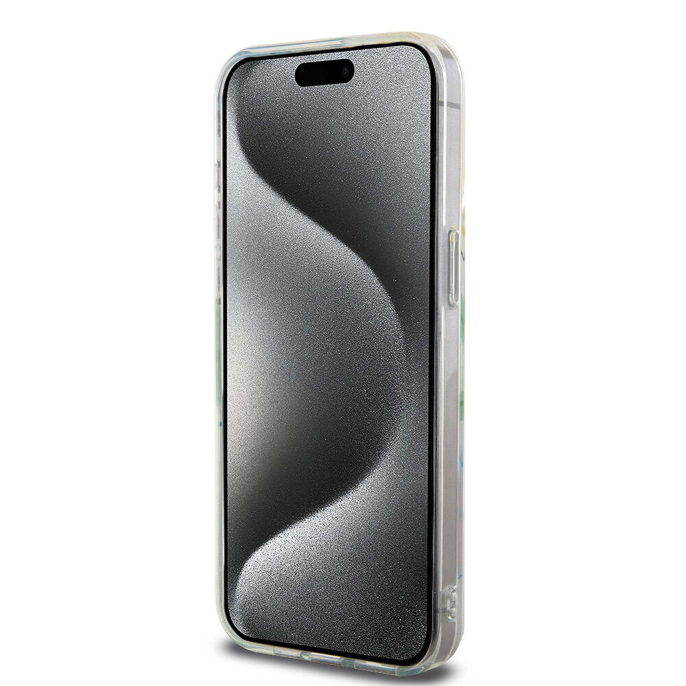 Lacoste iPhone 15 Pro Max Orjinal Lisanslı Magsafe Şarj Özellikli Çift Katmanlı Yamalar Desenli Telefon Kılıfı - 19