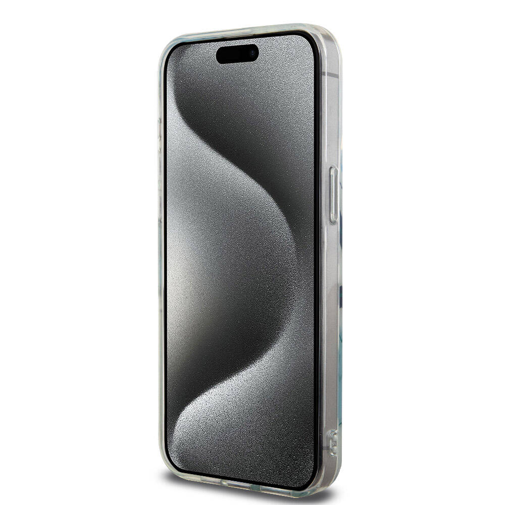 Lacoste iPhone 15 Pro Max Orjinal Lisanslı Magsafe Şarj Özellikli Çift Katmanlı Yamalar Desenli Telefon Kılıfı - 26