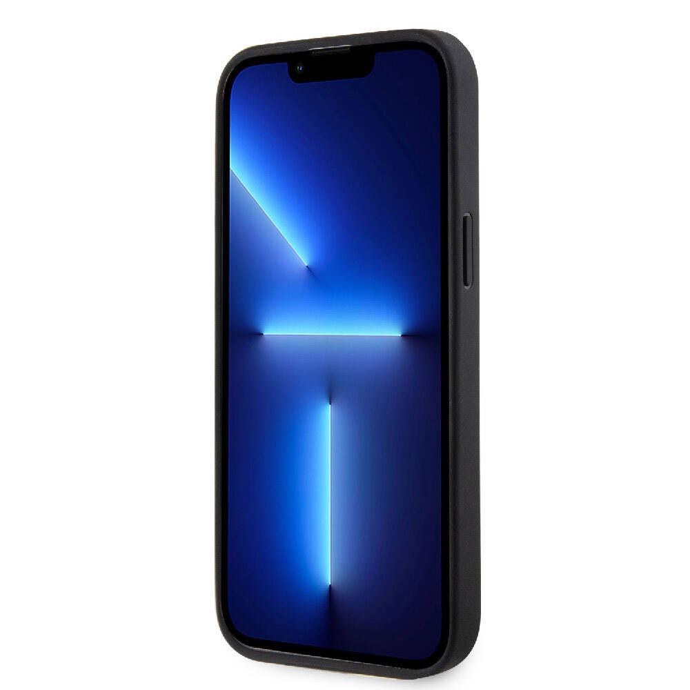 Lacoste iPhone 15 Pro Max Orjinal Lisanslı Magsafe Şarj Özellikli PU Deri Görünümlü Karışık Monogram Desenli Telefon Kılıfı - 6