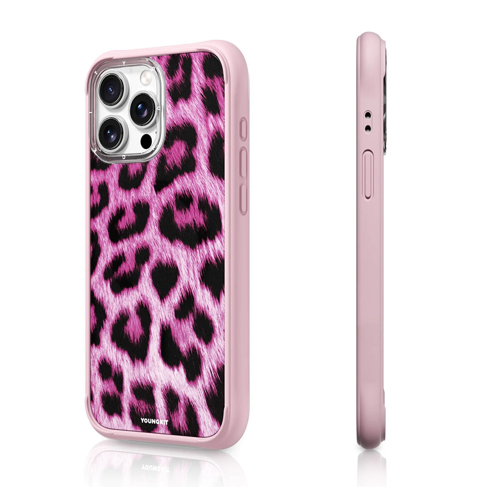 Youngkit Leopard Serisi iPhone 15 Pro Max Magsafe Telefon Kılıfı