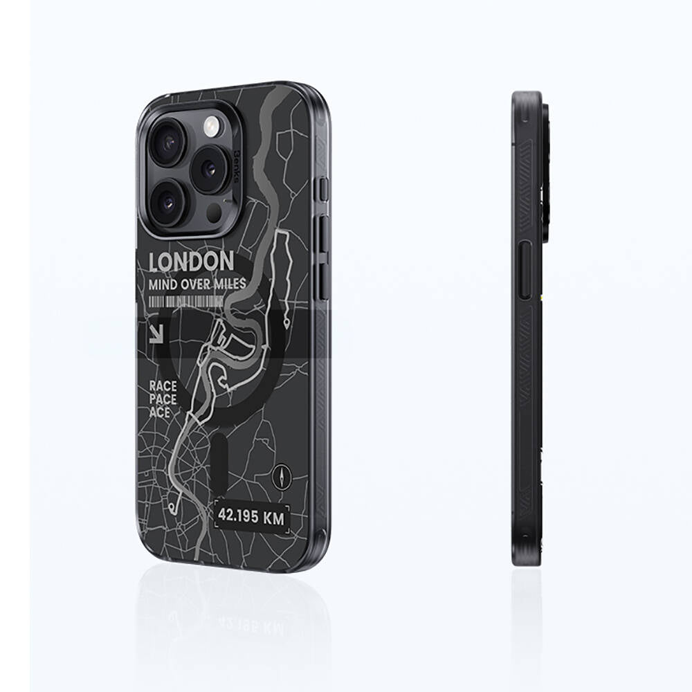 Benks City Serisi iPhone 15 Pro Max M-safe Şarj Özellikli Telefon Kılıfı