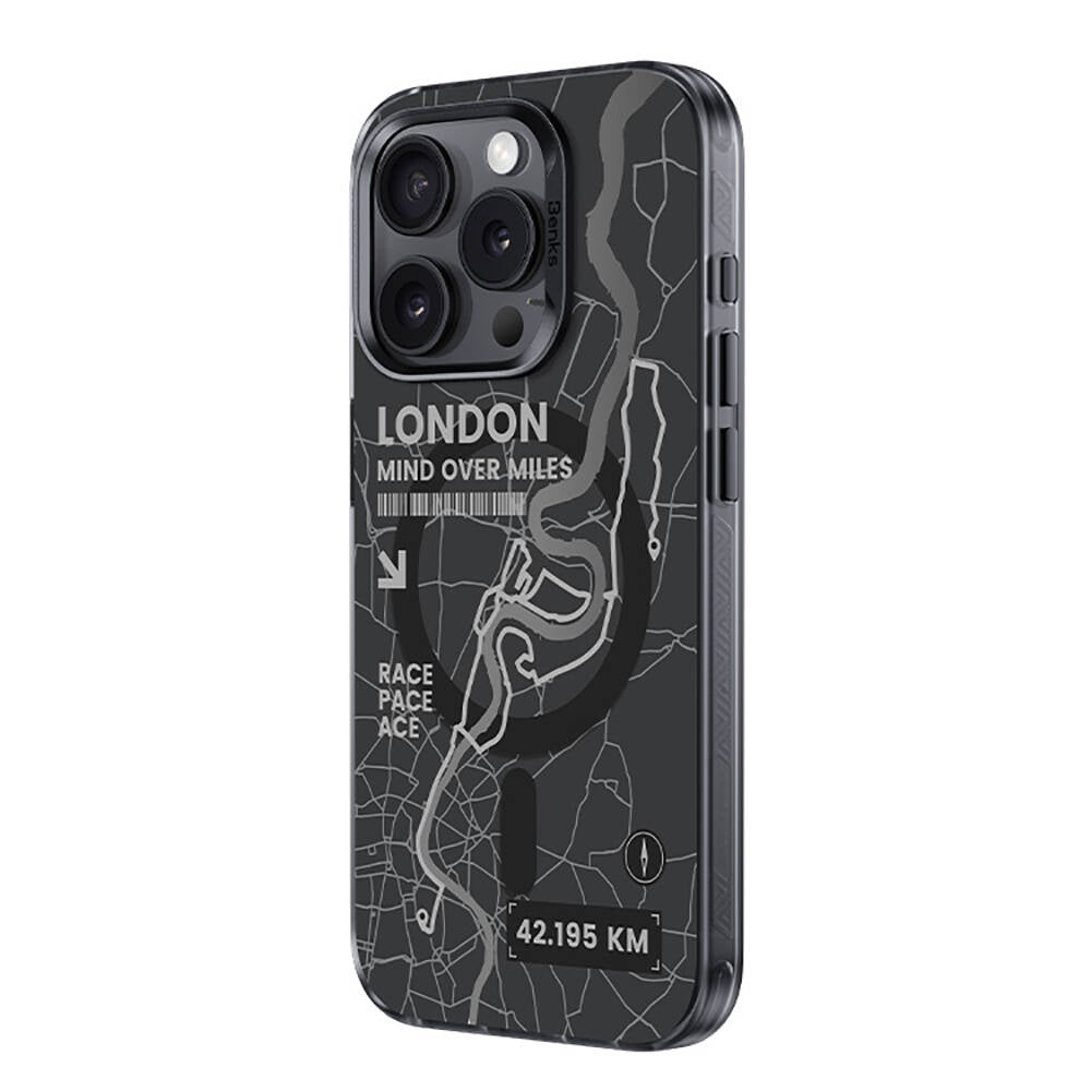 Benks City Serisi iPhone 15 Pro Max M-safe Şarj Özellikli Telefon Kılıfı