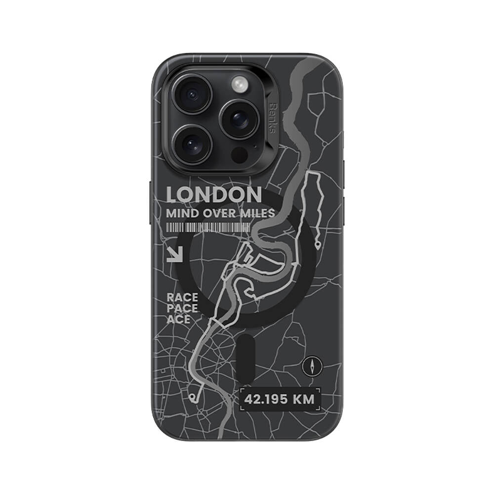 Benks City Serisi iPhone 15 Pro Max M-safe Şarj Özellikli Telefon Kılıfı