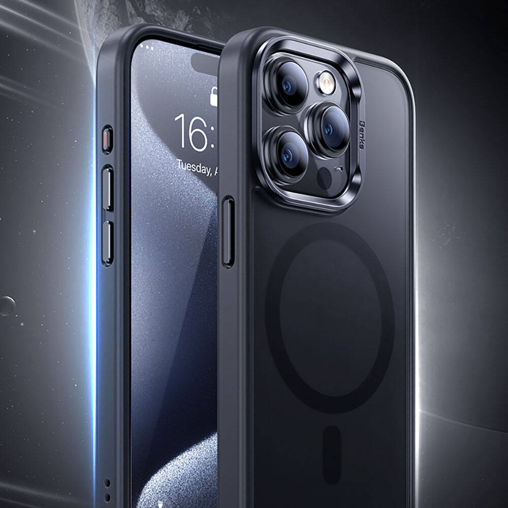 Benks Mist Protective iPhone 15 Pro Max M-safe Şarj Özellikli Telefon Kılıfı