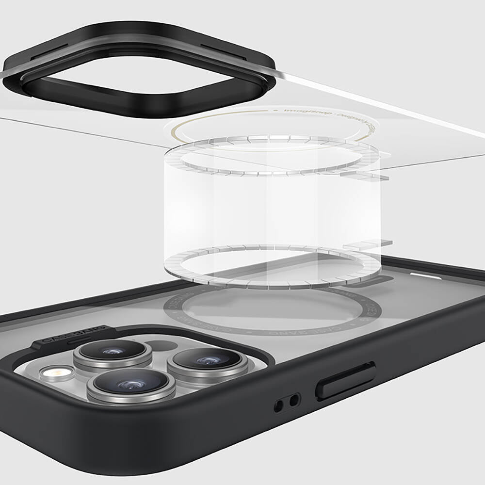 Casebang Body Frame iPhone 15 Pro Max M-safe Şarj Özellikli Kılıf