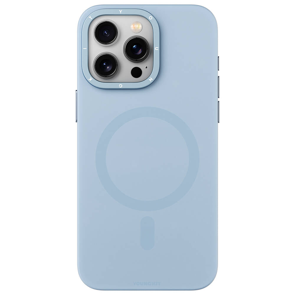 Youngkit Velvet Serisi iPhone 15 Pro Max Magsafe Şarj Özellikli Çizilmeye ve Aşınmaya Dayanıklı Telefon Kılıfı - 2