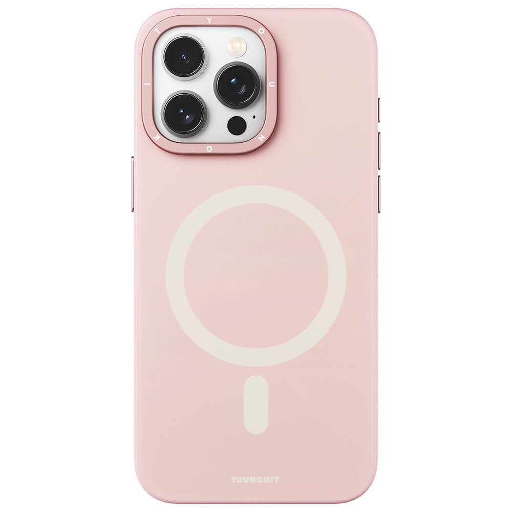 Youngkit Velvet Serisi iPhone 15 Pro Max Magsafe Şarj Özellikli Çizilmeye ve Aşınmaya Dayanıklı Telefon Kılıfı - 6