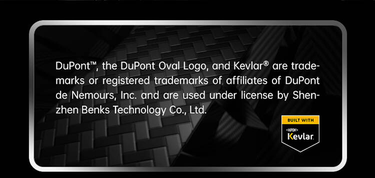 Benks Montage Hybrid ArmorPro iPhone 15 Pro Max M-safe Karbon Fiber Kevlar Kılıf