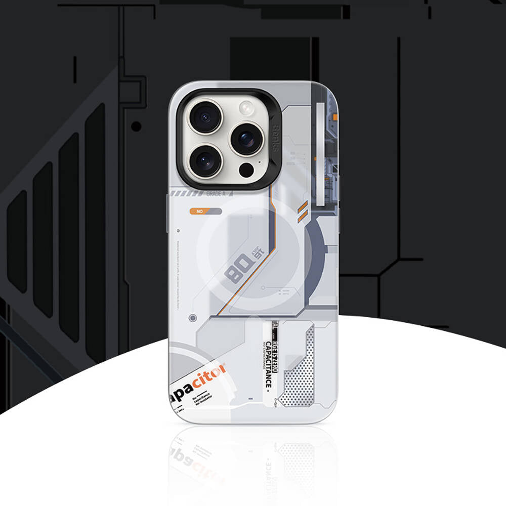 Benks Perspective Serisi iPhone 15 Pro Max M-safe Şarj Özellikli Mekanik Tasarımlı Kılıf
