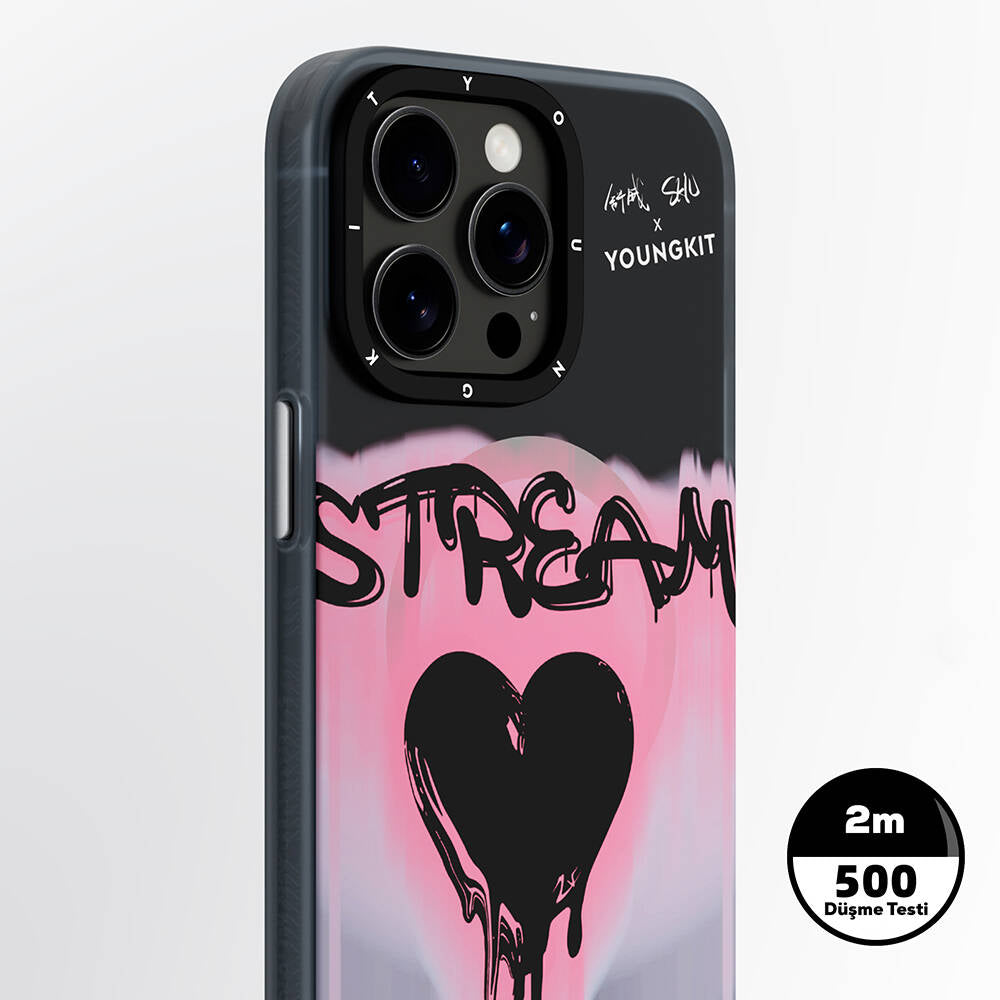 Youngkit Dreamland Serisi iPhone 15 Pro Max Magsafe Şarj Özellikli Shu Tasarımlı Telefon Kılıfı - 7