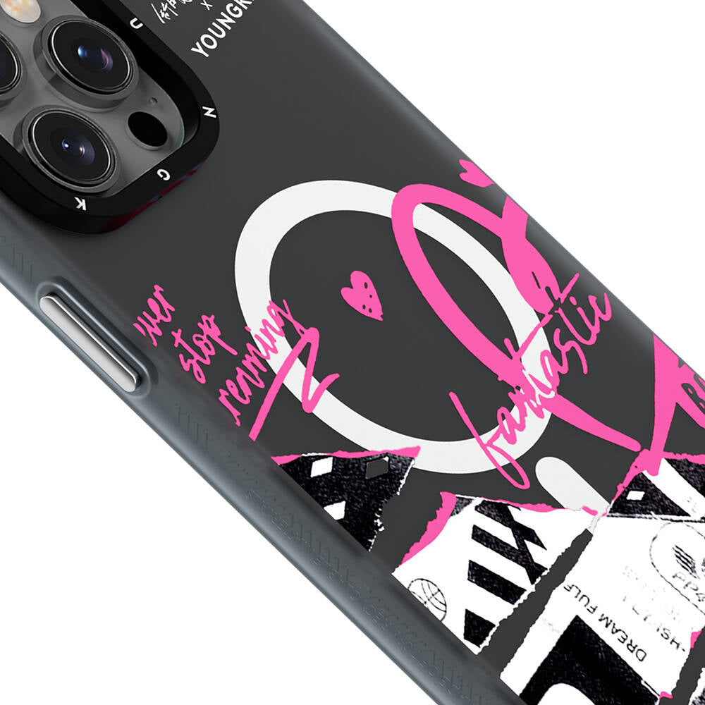 Youngkit Dreamland Serisi iPhone 15 Pro Max Magsafe Şarj Özellikli Shu Tasarımlı Telefon Kılıfı - 4