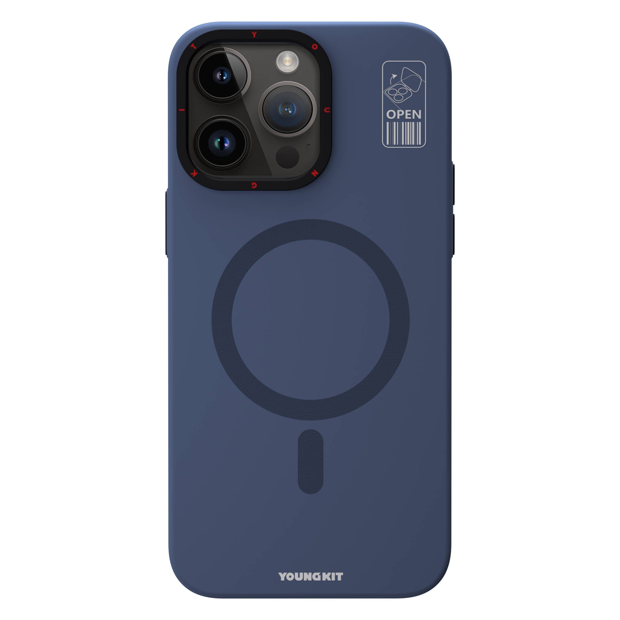 YoungKit Hermit Bracket Serisi iPhone 15 Pro Max Magsafe Şarj Özellikli Standlı Telefon Kılıfı - 5