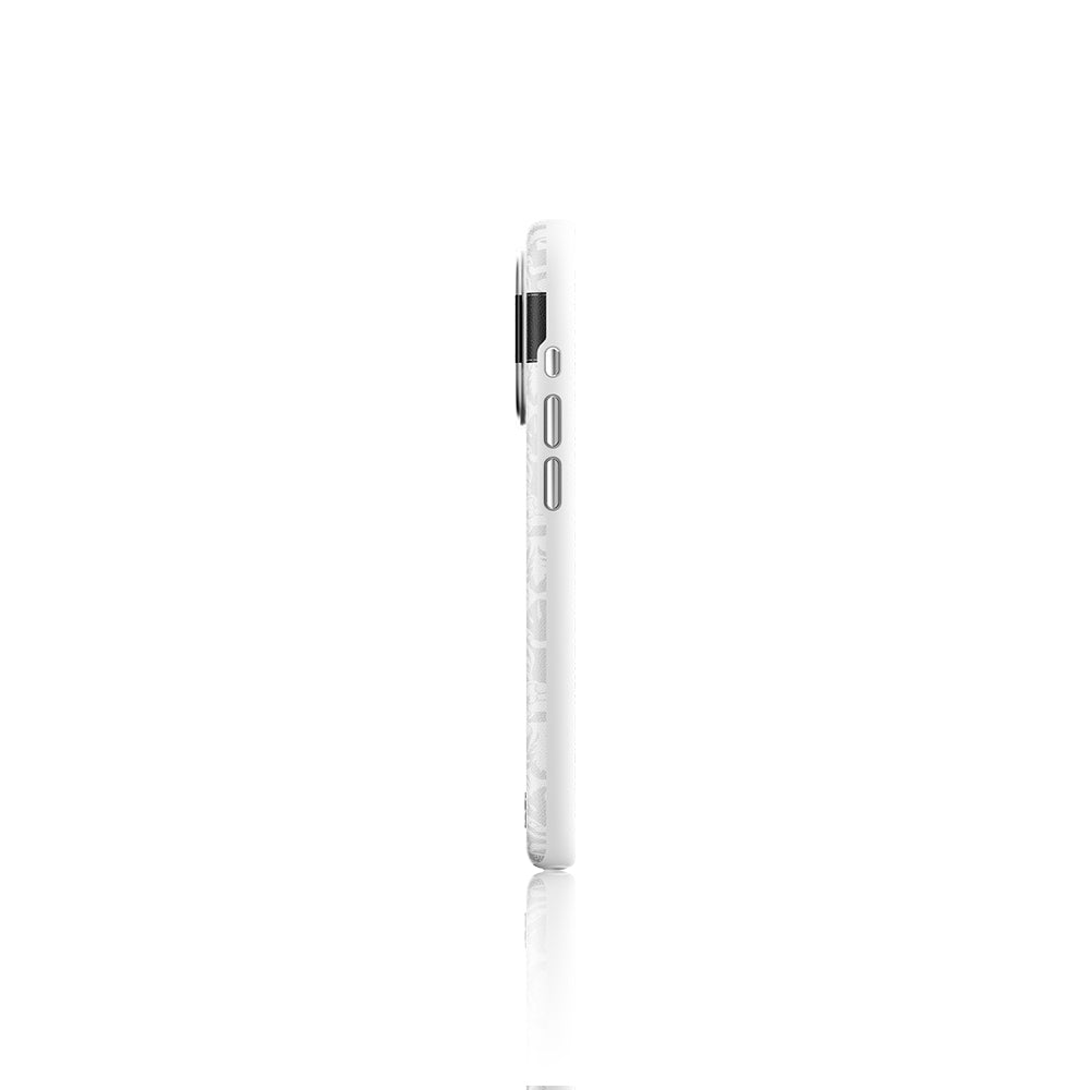 Pynana Print Serisi iPhone 15 Pro Max M-safe Şarj Özellikli Suni Deri Tasarımlı Desenli Telefon Kılıfı