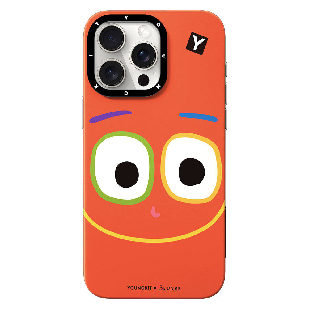 Youngkit Daily Happy Serisi iPhone 15 Pro Max Magsafe Sunshine Tasarımlı Telefon Kılıfı - 7