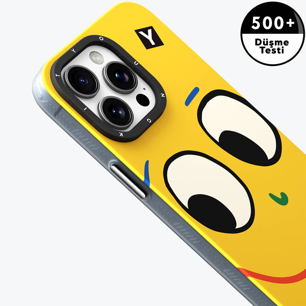 Youngkit Daily Happy Serisi iPhone 15 Pro Max Magsafe Sunshine Tasarımlı Telefon Kılıfı - 13