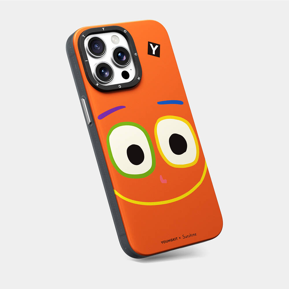 Youngkit Daily Happy Serisi iPhone 15 Pro Max Magsafe Sunshine Tasarımlı Telefon Kılıfı - 9