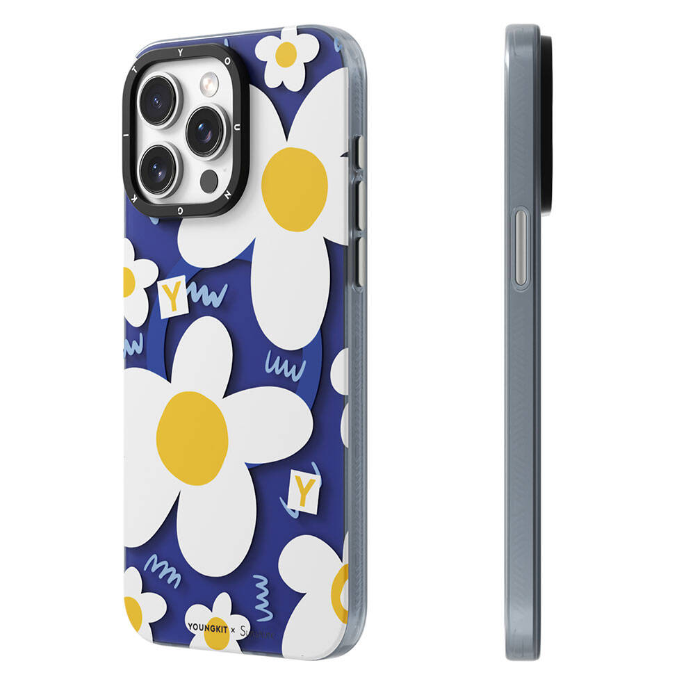 Youngkit Spring Breeze Serisi iPhone 15 Pro Max Magsafe Sunshine Tasarımlı Telefon Kılıfı - 2