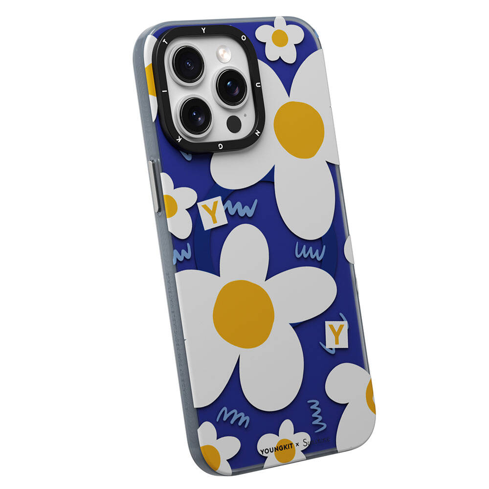 Youngkit Spring Breeze Serisi iPhone 15 Pro Max Magsafe Sunshine Tasarımlı Telefon Kılıfı - 4