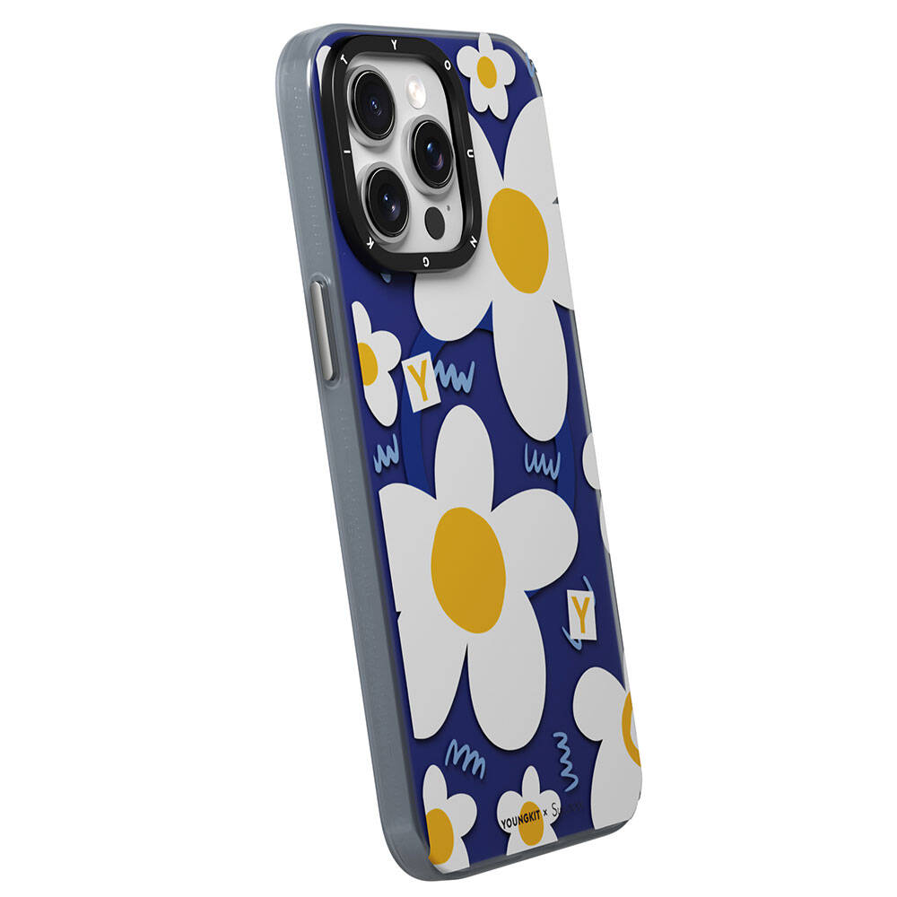 Youngkit Spring Breeze Serisi iPhone 15 Pro Max Magsafe Sunshine Tasarımlı Telefon Kılıfı - 5