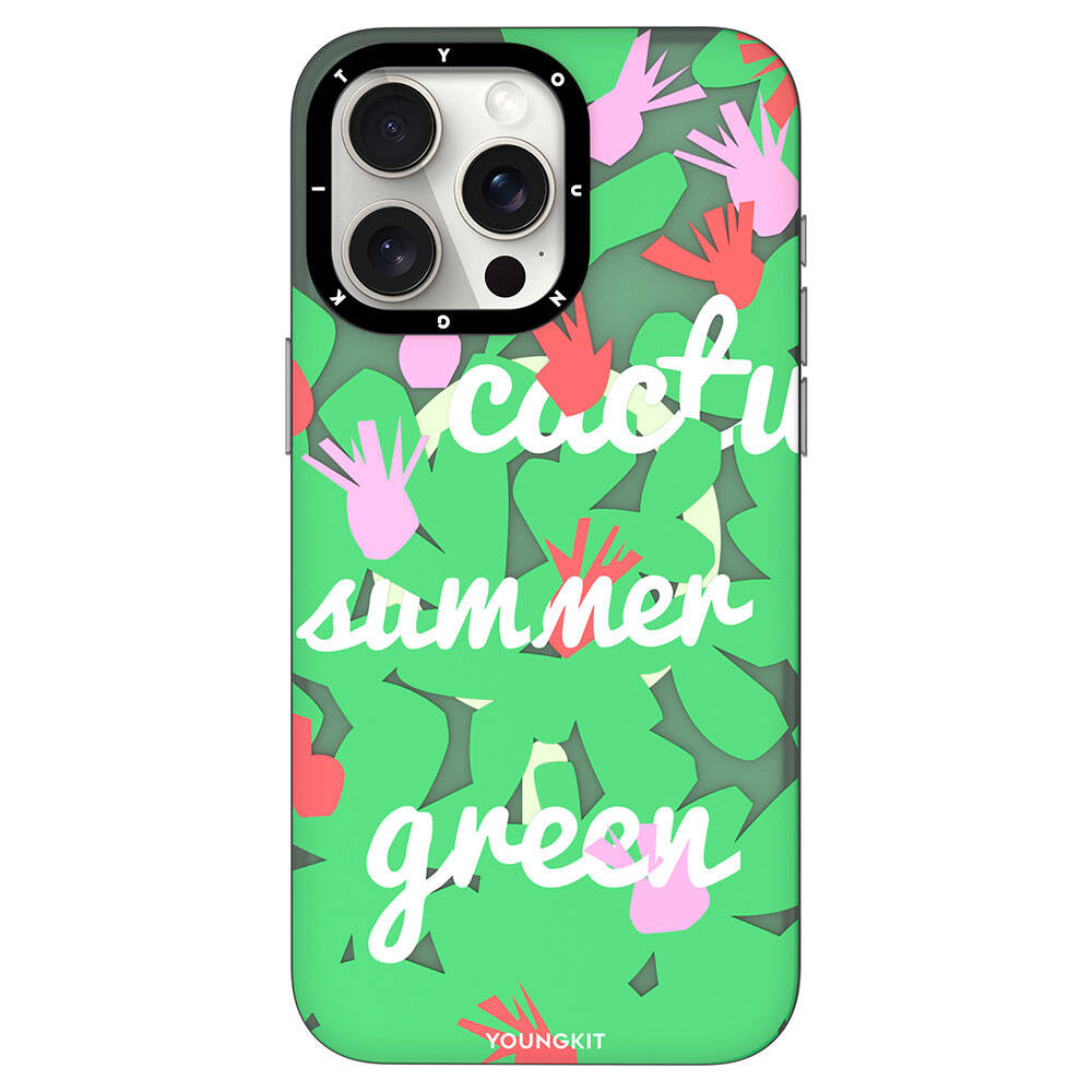 Youngkit Fruity Flavour Serisi iPhone 15 Pro Max Magsafe Şarj Özellikli Yaz Meyvesi Desenli Telefon Kılıfı - 9
