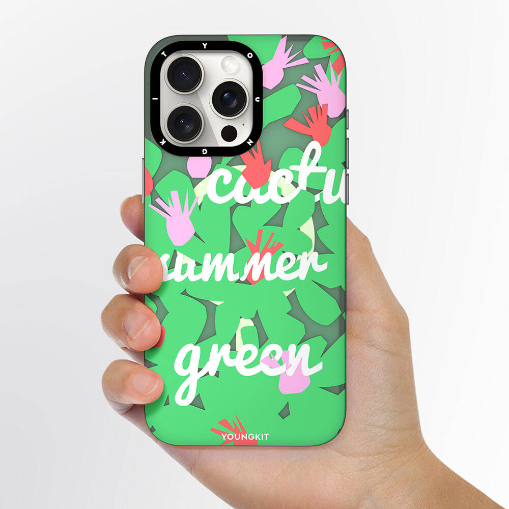 Youngkit Fruity Flavour Serisi iPhone 15 Pro Max Magsafe Şarj Özellikli Yaz Meyvesi Desenli Telefon Kılıfı - 8