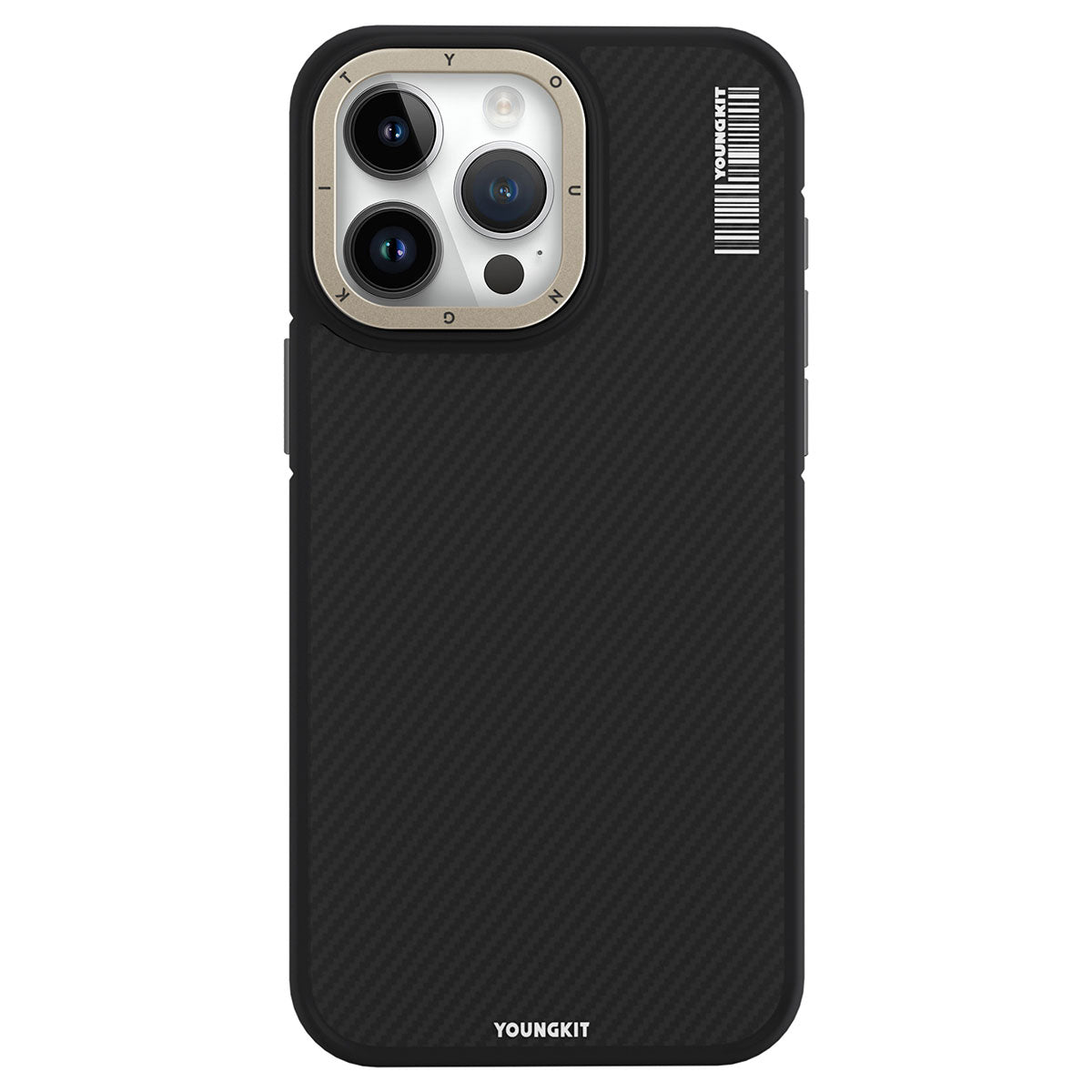 YoungKit 600D Kevlar iPhone 15 Pro Max Magsafe Şarj Özellikli Telefon Kılıfı - 5