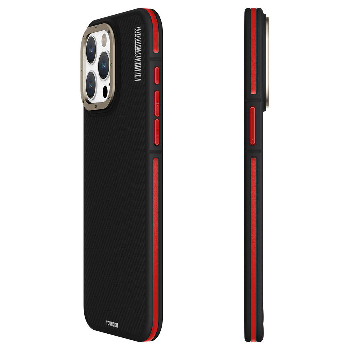 YoungKit 600D Kevlar iPhone 15 Pro Max Magsafe Şarj Özellikli Telefon Kılıfı - 10