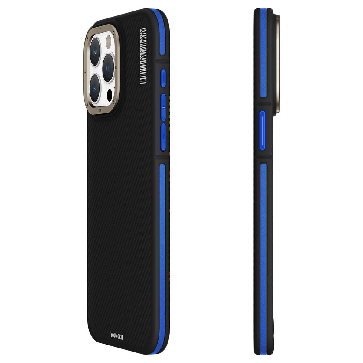 YoungKit 600D Kevlar iPhone 15 Pro Max Magsafe Şarj Özellikli Telefon Kılıfı - 7