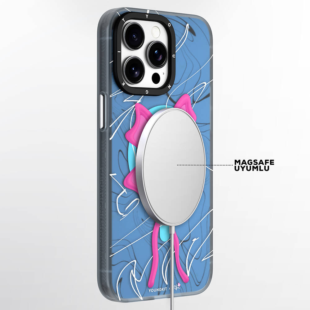 Youngkit Anti-Trend Serisi iPhone 15 Pro Max Magsafe Şarj Özellikli Telefon Kılıfı - 3