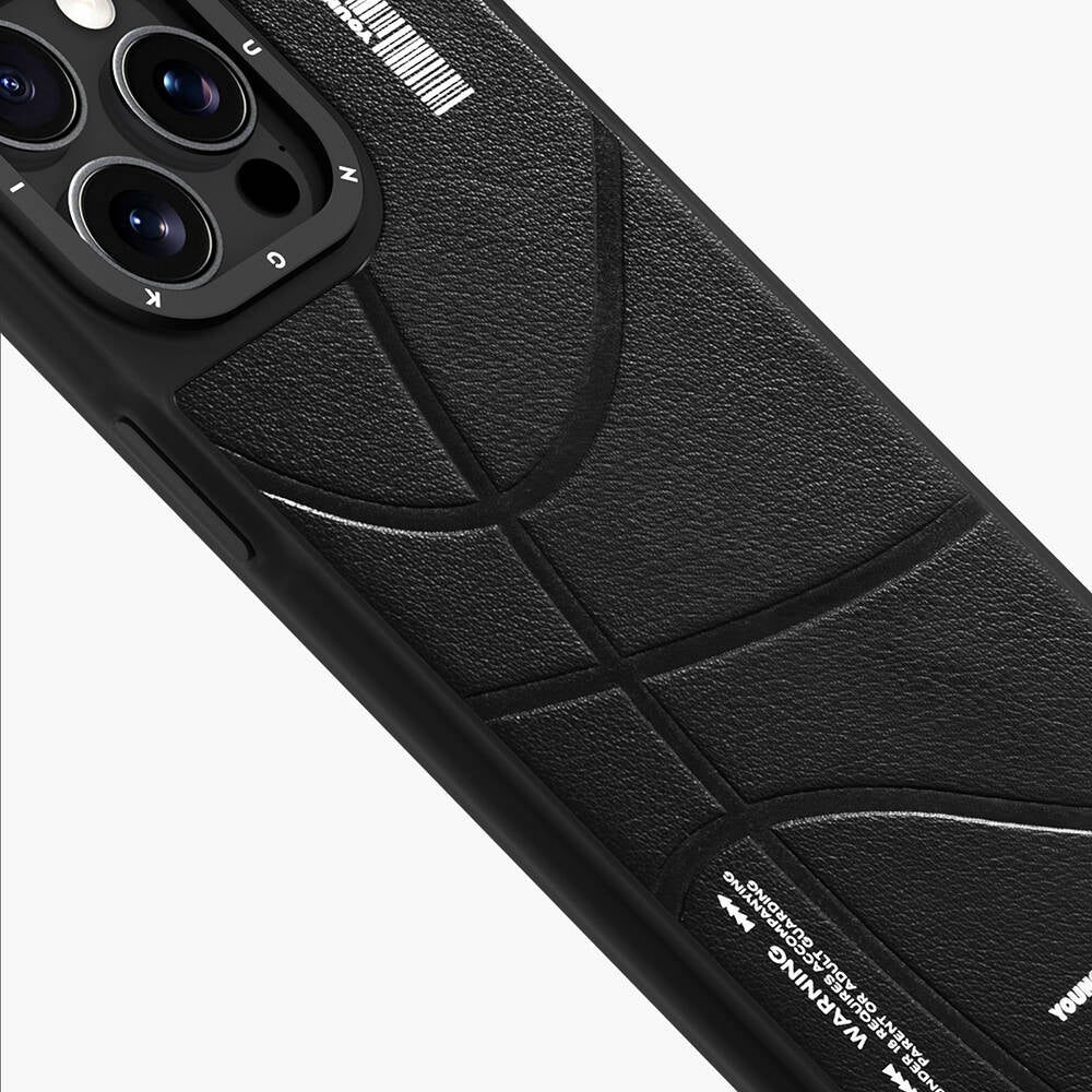 Youngkit Backboard Serisi Leather iPhone 15 Pro Max Magsafe Şarj Özellikli Telefon Kılıfı - 3