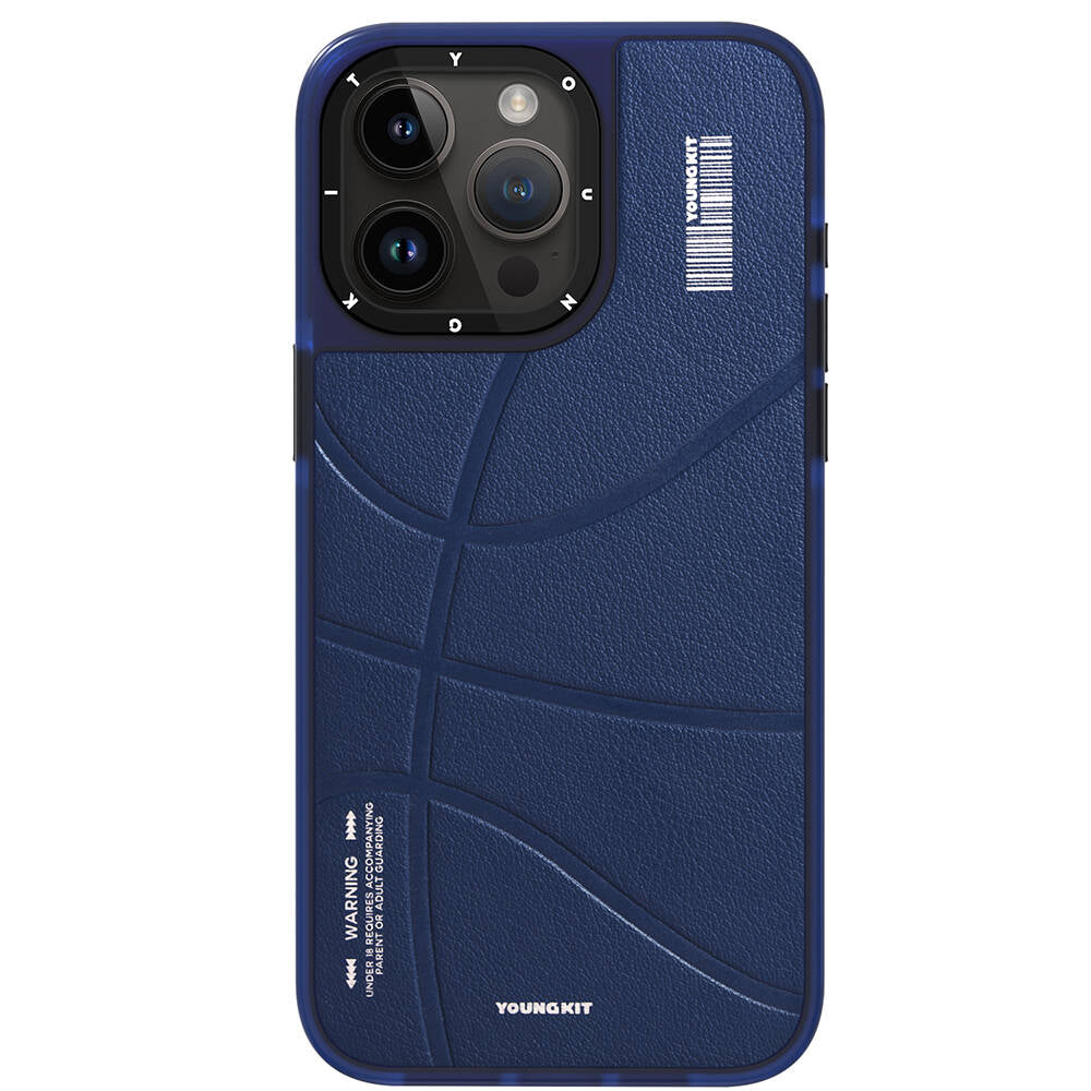 Youngkit Backboard Serisi Leather iPhone 15 Pro Max Magsafe Şarj Özellikli Telefon Kılıfı - 10